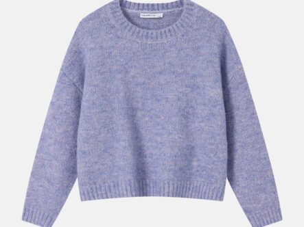 Women Hairy Knitted Fabric Blouse