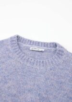 Women Hairy Knitted Fabric Blouse - Image 2