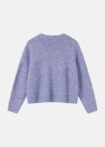 Women Hairy Knitted Fabric Blouse - Image 6