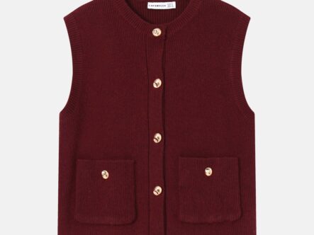 فيست نسائي بنسيج محبوك سادة