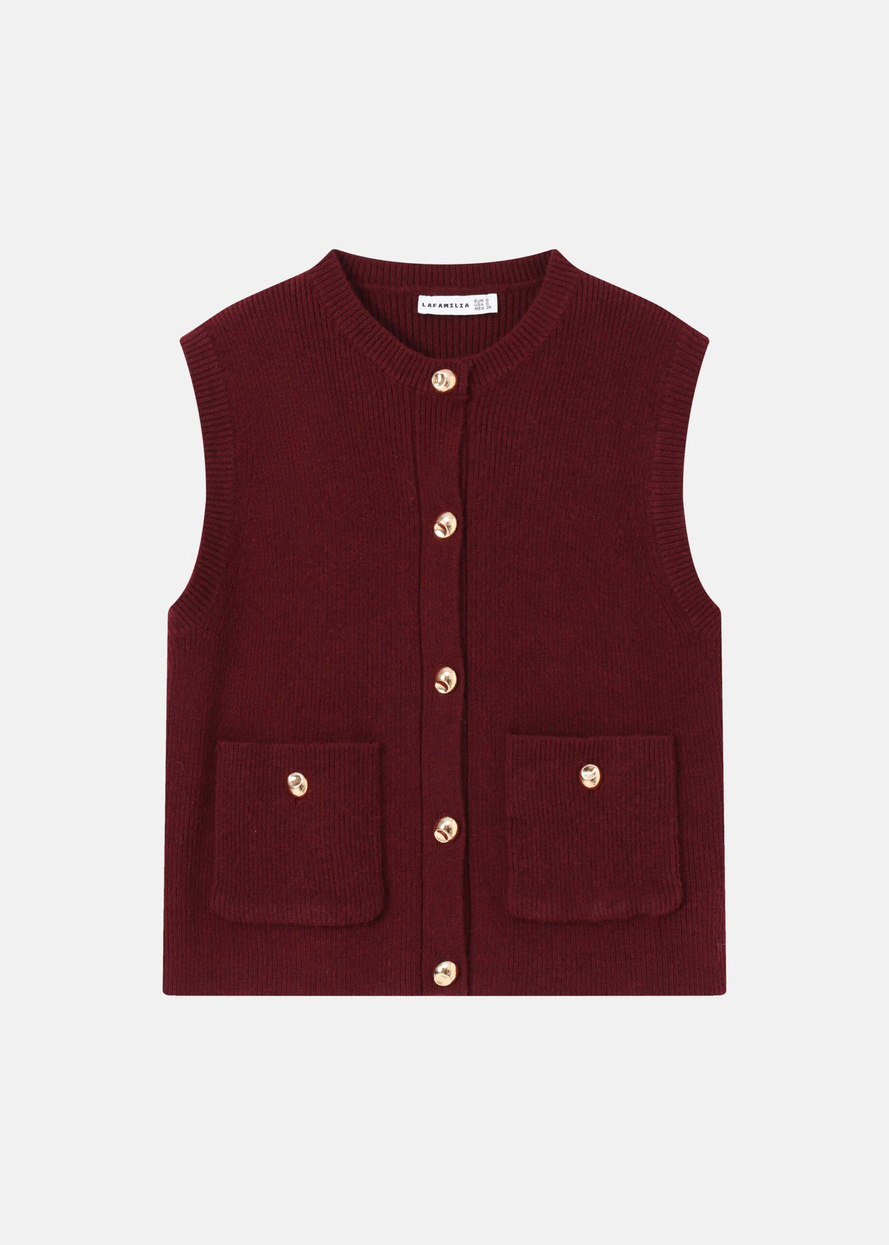 6225217025457-a فيست نسائي بنسيج محبوك سادة - الصورة 1