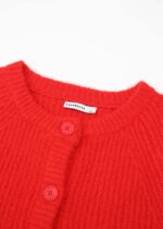 ⁦جاكيت نسائي بنسيج محبوك مخطط⁩ - الصورة ⁦2⁩