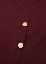 Women Knitted Plain Jacket - Image 3