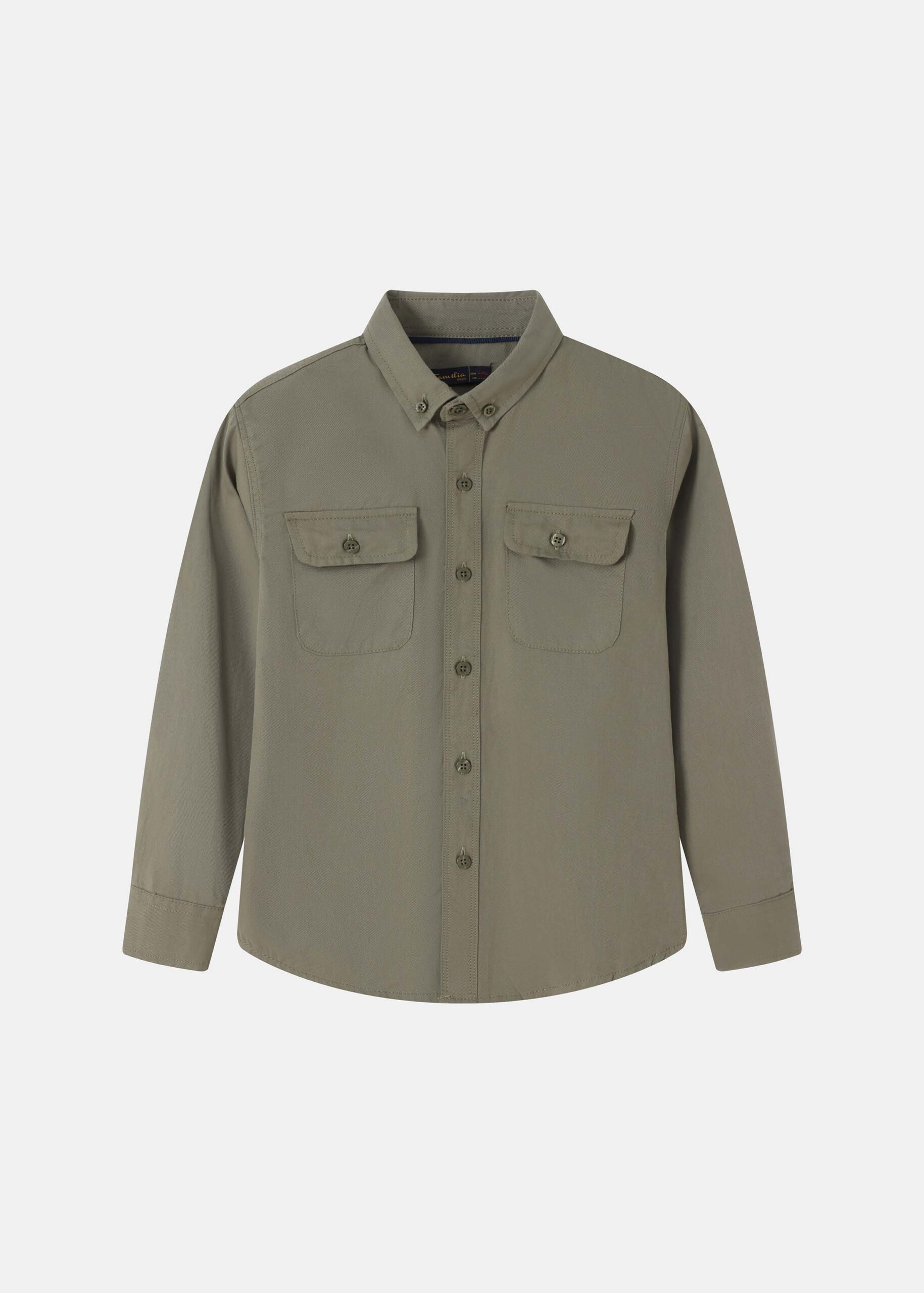6225304001931-a Kids Boy Plain Shirt - Image 1