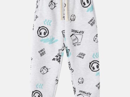 Kids Boy Drawings Printed Sport Trouser