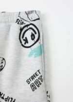 Kids Boy Drawings Printed Sport Trouser - Image 3