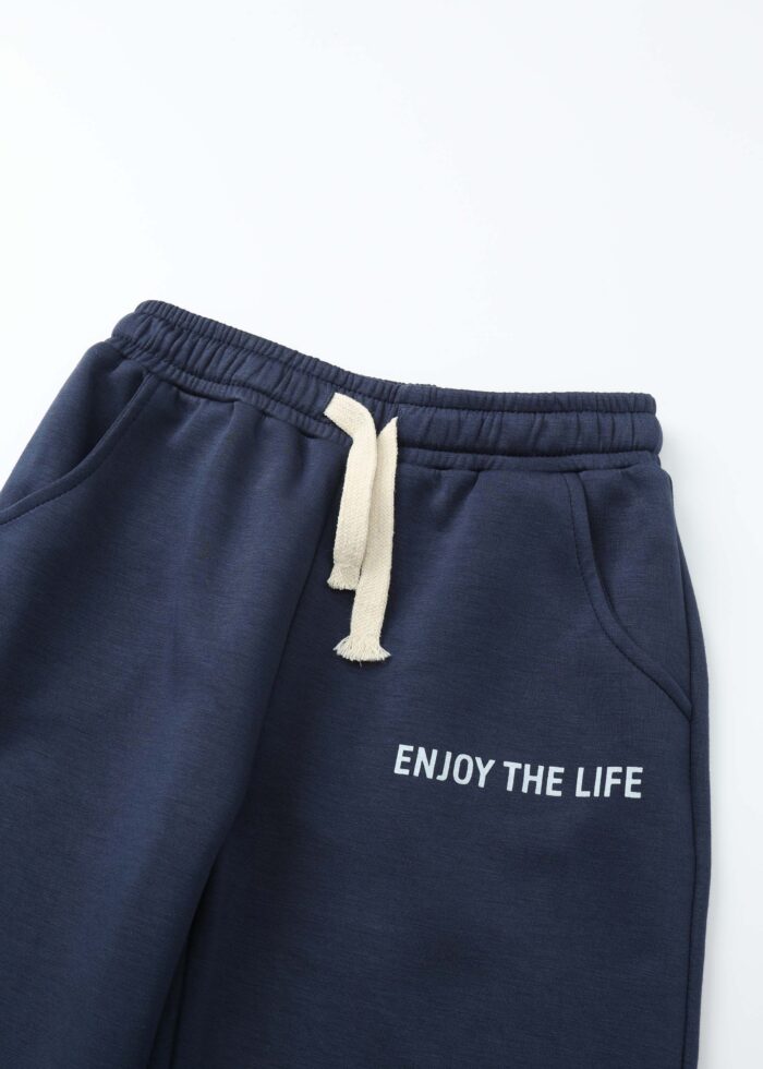 ⁦Kids Boy "Enjoy the Life" Sport Trouser⁩ - الصورة ⁦2⁩