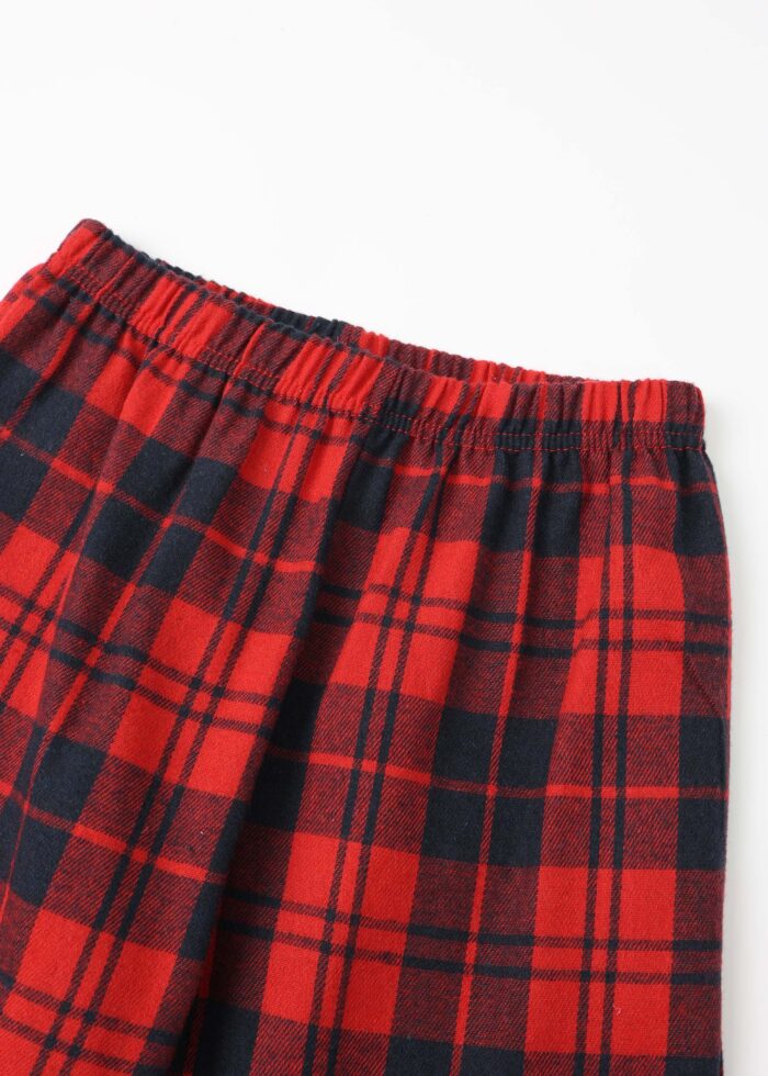 Kids Boy Plaid Trouser - Image 2
