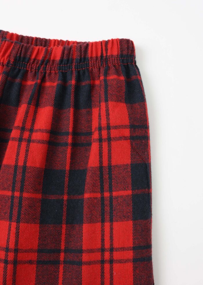 Kids Boy Plaid Trouser - Image 3