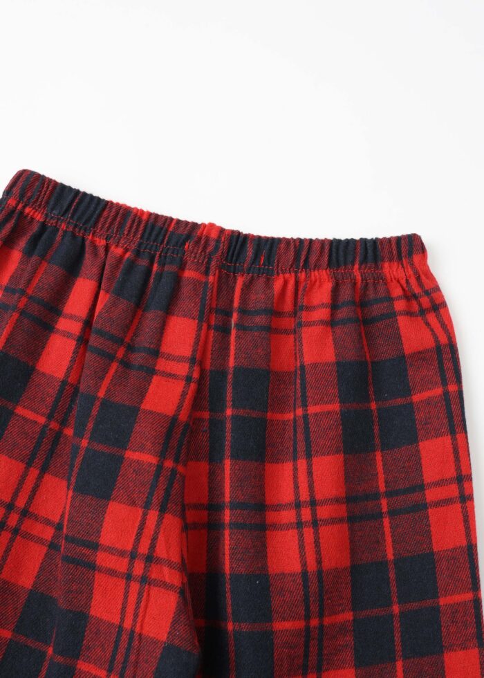Kids Boy Plaid Trouser - Image 5