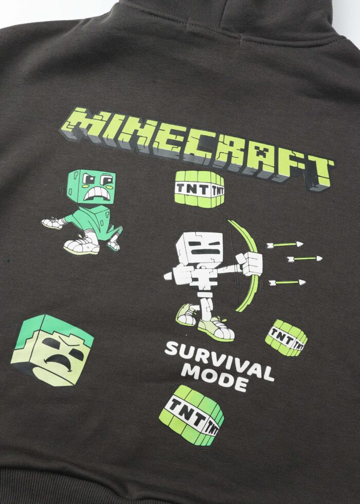 ⁦Kids Boy "Minecraft" Hoodie⁩ - الصورة ⁦6⁩