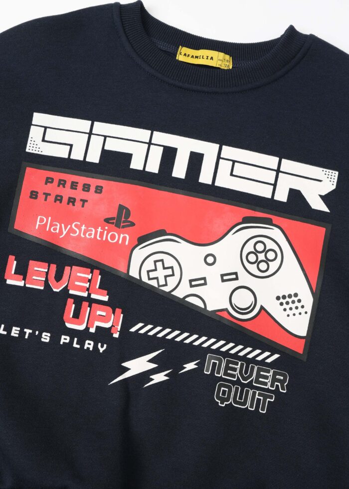 Kids Boy "Gamer" Sweatshirt - Image 3