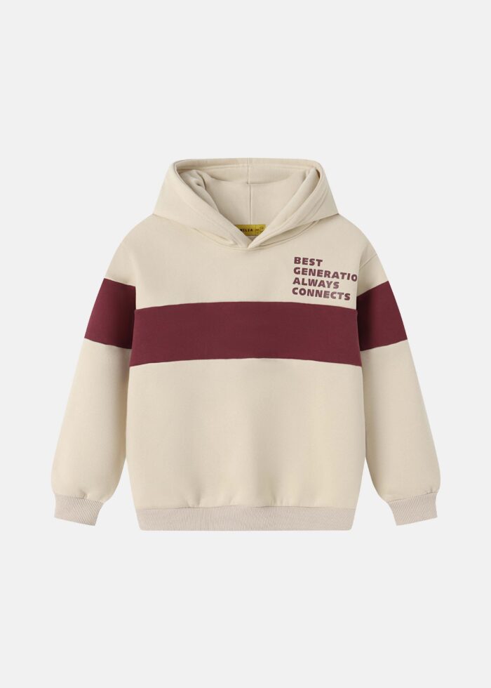 ⁦Kids Boy "Best Generation Always Connects" Hoodie⁩ - الصورة ⁦1⁩