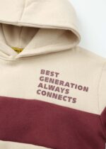⁦Kids Boy "Best Generation Always Connects" Hoodie⁩ - الصورة ⁦3⁩