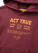 ⁦Kids Boy "Act True" Hoodie⁩ - الصورة ⁦3⁩