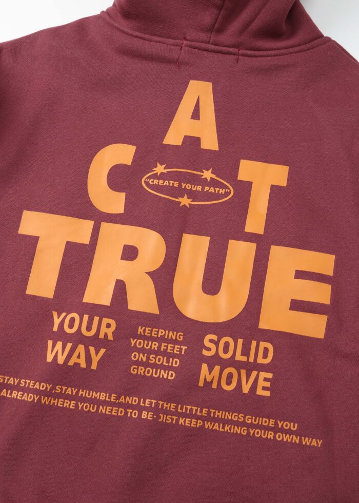 ⁦Kids Boy "Act True" Hoodie⁩ - الصورة ⁦6⁩