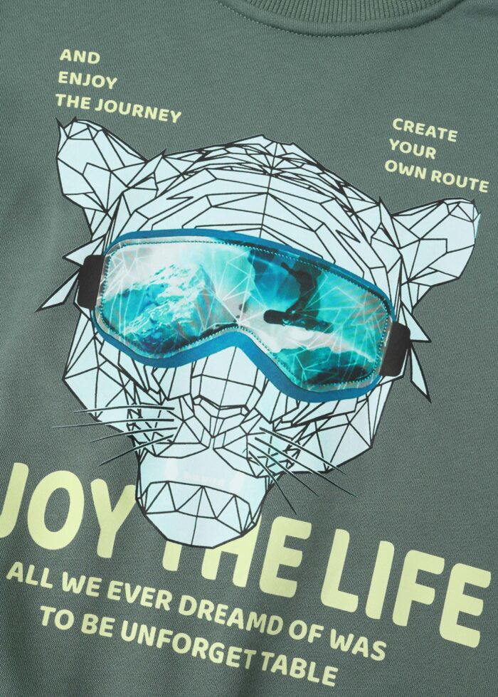 Kids Boy "Enjoy the Life" Sweatshirt - Image 3