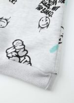 ⁦Kids Boy Drawings Printed Hoodie⁩ - الصورة ⁦3⁩