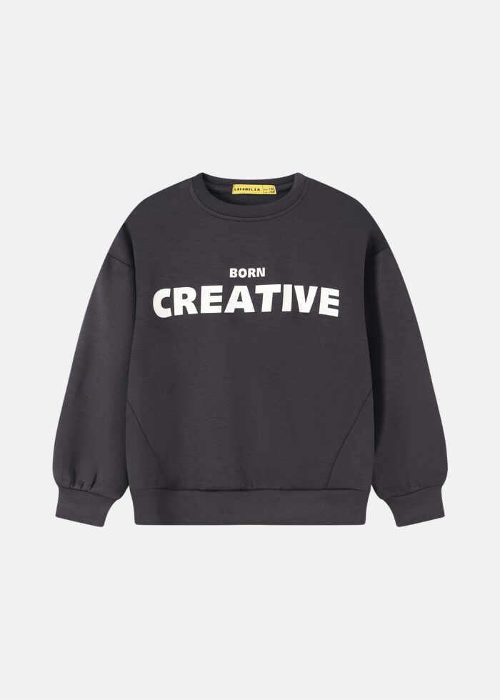 ⁦سويتشيرت أطفال ولادي "Born Creative"⁩ - الصورة ⁦1⁩