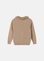 Kids Boy Knitted Plain Hoodie