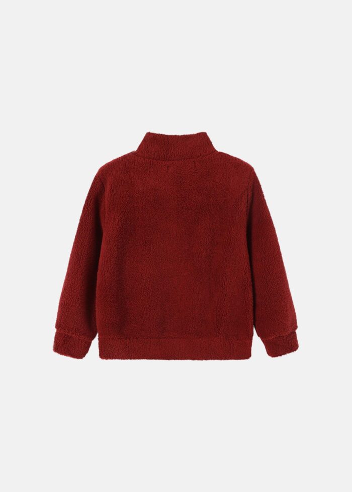 ⁦Kids Boy Fur Plain Blouse⁩ - الصورة ⁦7⁩