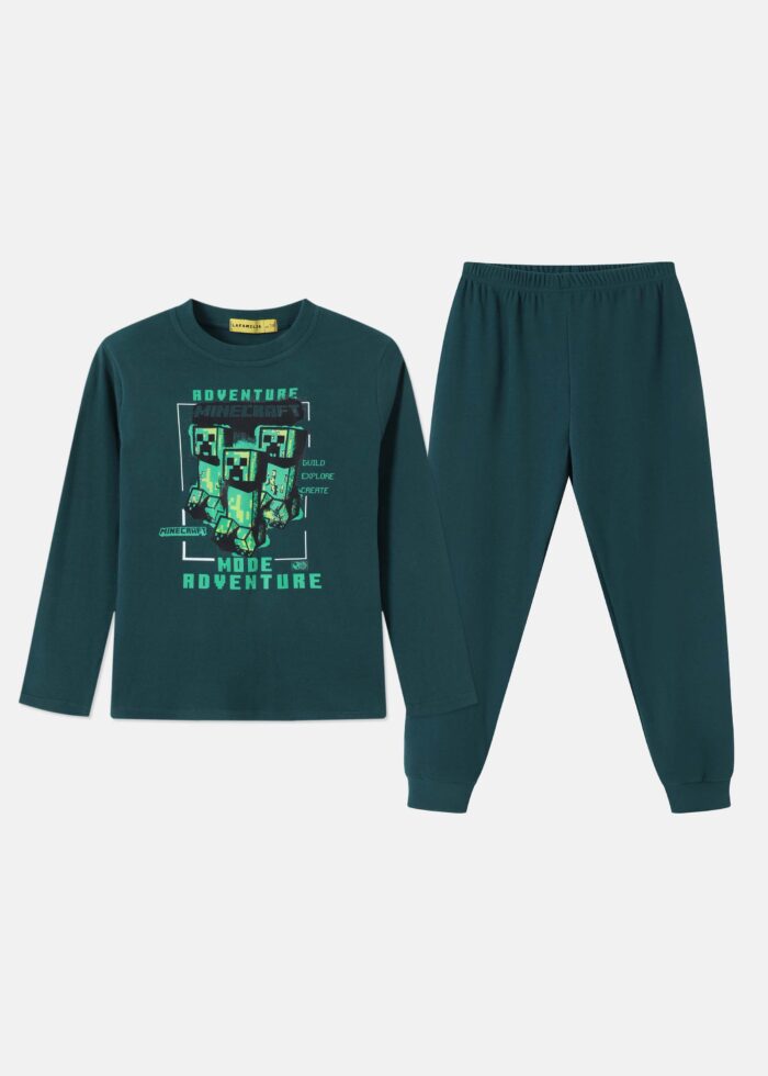 ⁦Kids Boy "Minecraft" Two-Pieces Pajama⁩ - الصورة ⁦1⁩