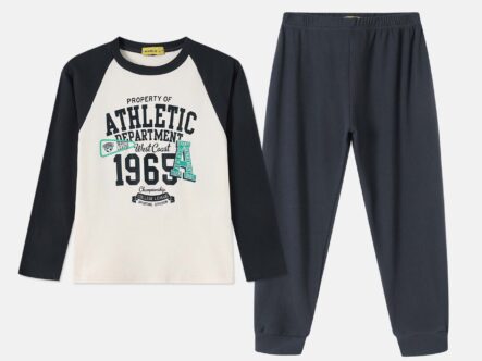 Kids Boy "Athletic Department" Two-Pieces Pajama