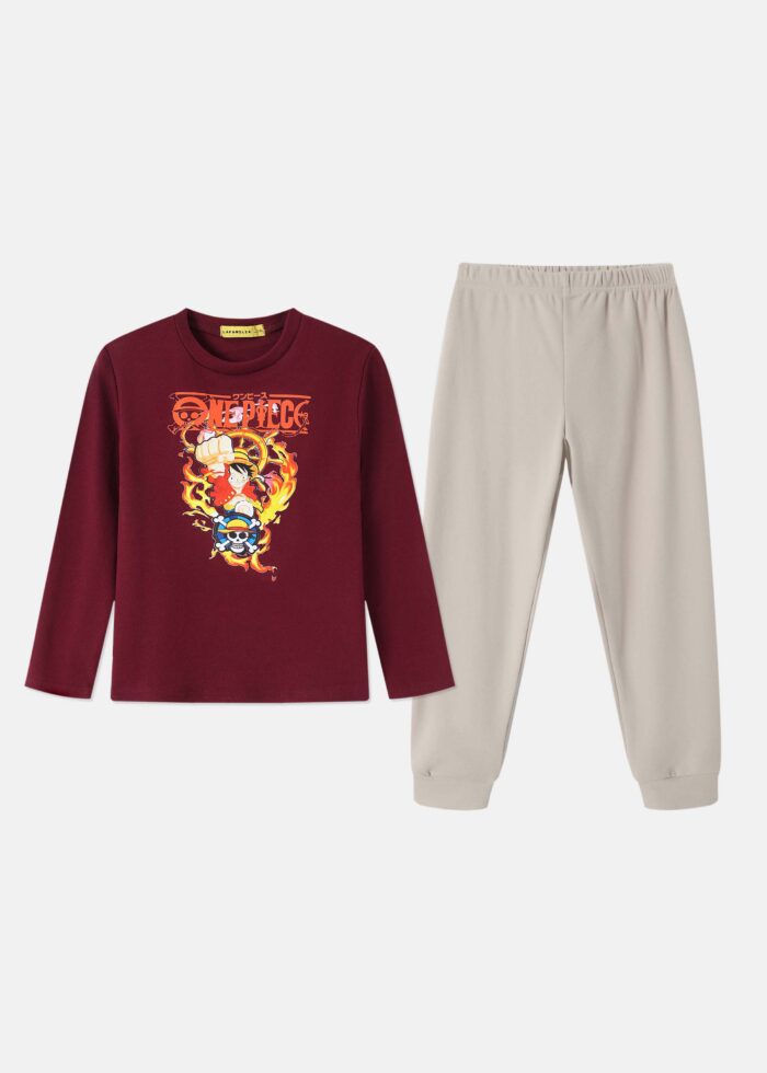 ⁦Kids Boy "One Piece" Two-Pieces Pajama⁩ - الصورة ⁦1⁩