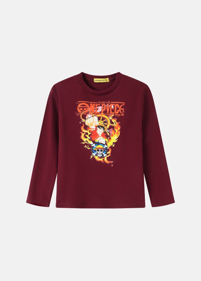 ⁦Kids Boy "One Piece" Two-Pieces Pajama⁩ - الصورة ⁦2⁩