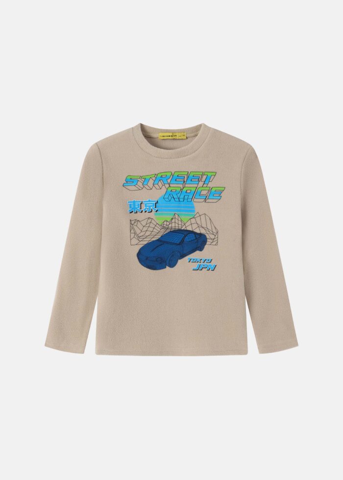 ⁦Kids Boy "Street Race" Two-Pieces Pajama⁩ - الصورة ⁦2⁩