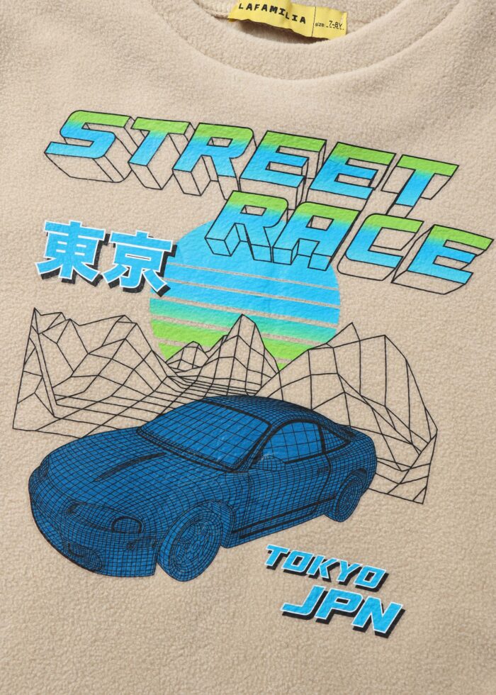 ⁦Kids Boy "Street Race" Two-Pieces Pajama⁩ - الصورة ⁦3⁩