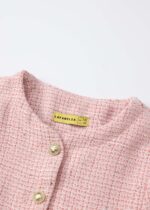 ⁦جاكيت أطفال بناتي بنسيج محبوك⁩ - الصورة ⁦2⁩