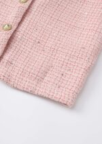 ⁦جاكيت أطفال بناتي بنسيج محبوك⁩ - الصورة ⁦5⁩