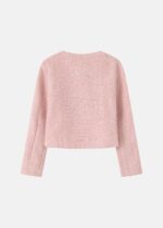 ⁦جاكيت أطفال بناتي بنسيج محبوك⁩ - الصورة ⁦6⁩