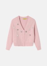 Kids Girl Flowers Decor Jacket