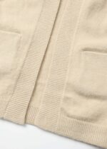 Kids Girl Knitted Fabric Plain Cardigan - Image 3