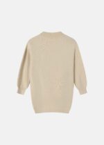 Kids Girl Knitted Fabric Plain Cardigan - Image 7