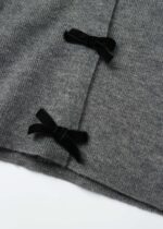 Kids Girl Bows Decor Jacket - Image 3