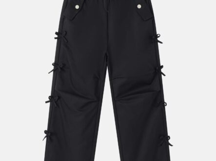 Kids Girl Bows Decor Trouser