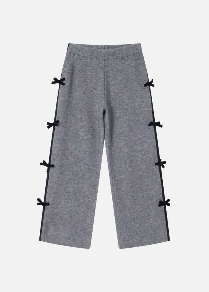 Kids Girl Bows Decor Trouser - Image 1