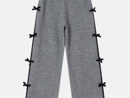 Kids Girl Bows Decor Trouser