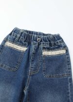 ⁦Kids Girl Jeans Trouser⁩ - الصورة ⁦2⁩