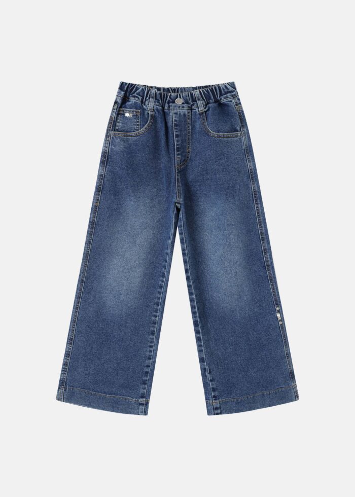 ⁦Kids Girl Jeans Trouser⁩ - الصورة ⁦1⁩