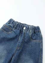 ⁦Kids Girl Jeans Trouser⁩ - الصورة ⁦2⁩