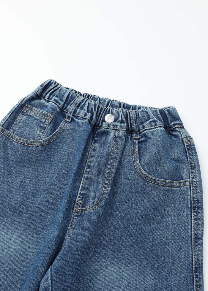 ⁦Kids Girl Jeans Trouser⁩ - الصورة ⁦2⁩