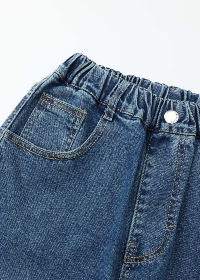 ⁦Kids Girl Jeans Trouser⁩ - الصورة ⁦3⁩