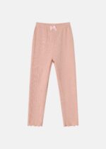 Kids Girl Striped Fabric Leggings