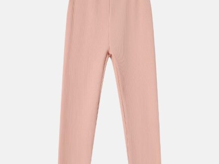 Kids Girl Striped Fabric Leggings