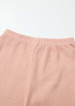 ⁦Kids Girl Striped Fabric Leggings⁩ - الصورة ⁦5⁩