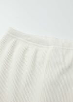 Kids Girl Striped Fabric Leggings - Image 7